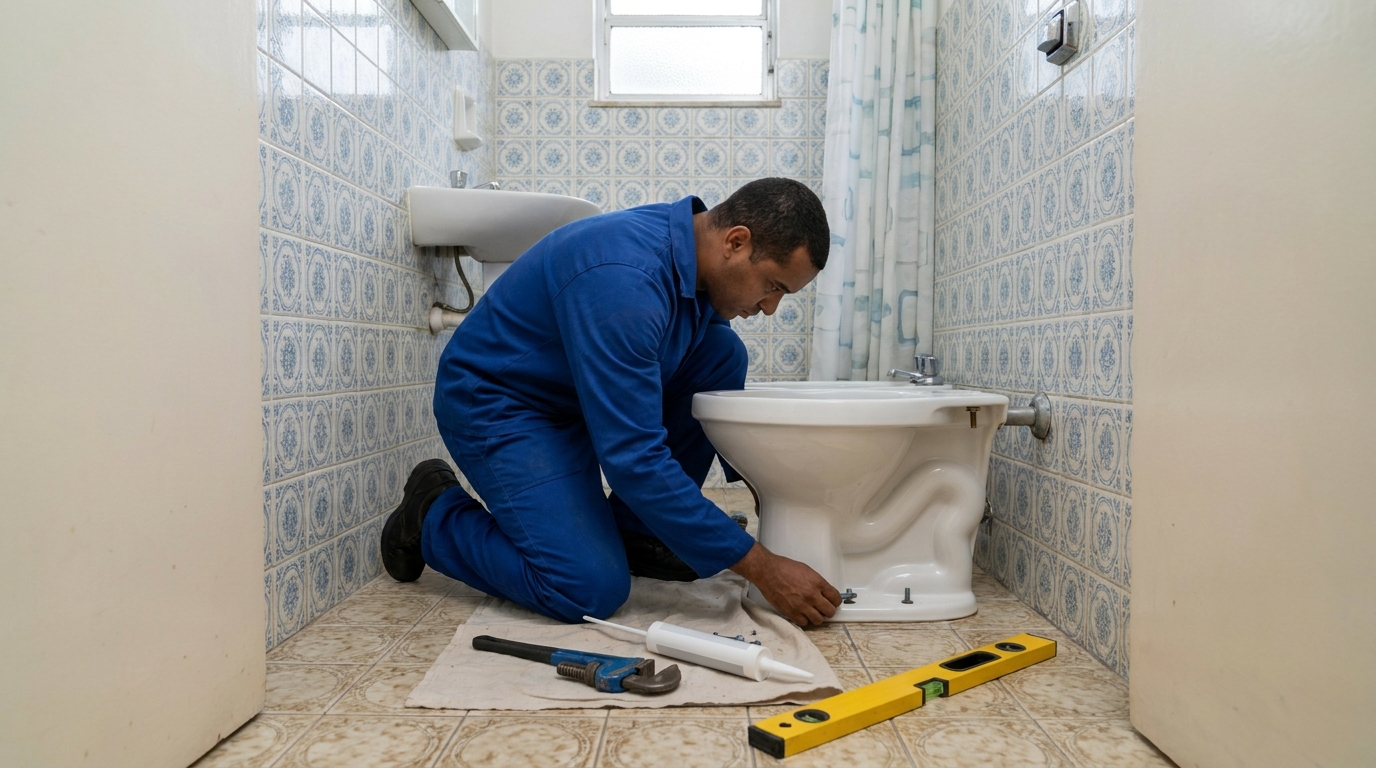 Substituição de louça sanitária em Goiânia-GO
